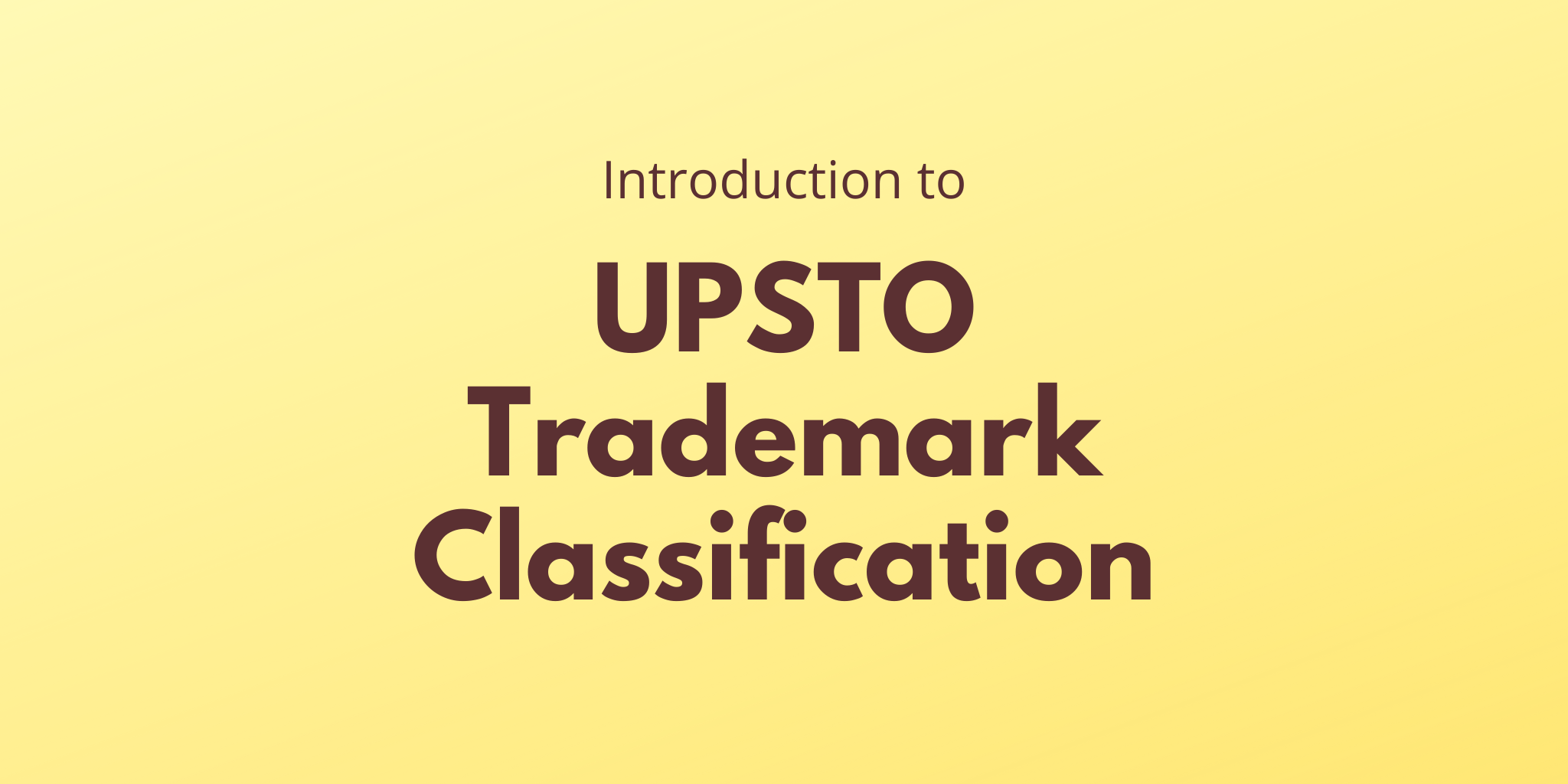 USPTO Trademark classifications